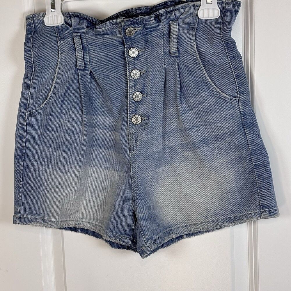 SO Women's Vintage Stretch Mom Shorts High Rise Size 7 Cotton Y2K Streetwear